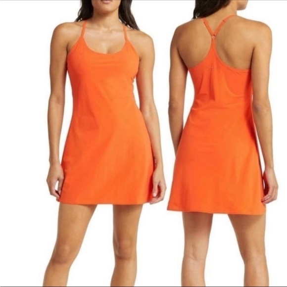 Outdoor Voices Orange Sleeveless Dress - Picture 1 of 9